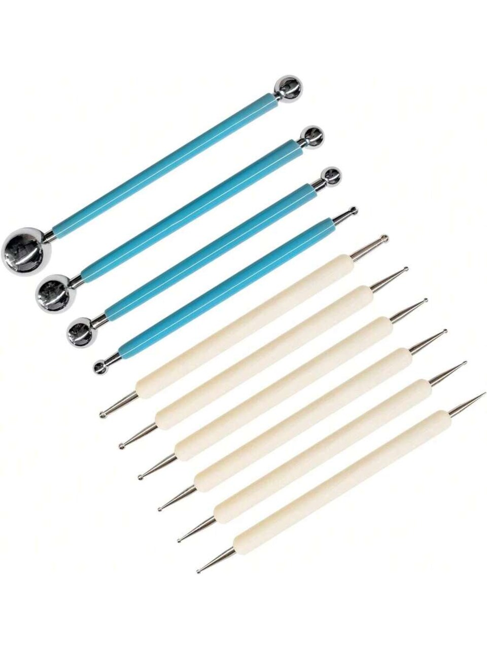 10Pcs Dotting Tools, Ball-End Art Tools for Rock Painting and Pottery